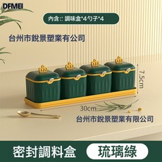 DFMEI 輕奢調料罐 創意家用調味盒廚房密封調味罐套裝佐料家用調料罐, 1個