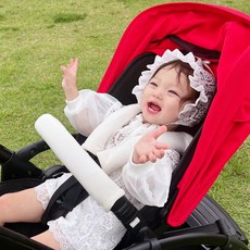 코코아돌 SET 네츄럴 유모차 안전바커버 안전 벨트커버 어깨패드 침받이, 1세트, 네츄럴/안전바커버+벨트커버SET