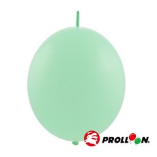大倫氣球 12吋馬卡龍色圓形連接球 針球 台灣製造安全無毒會場佈置, 04-1淡綠色, 1個
