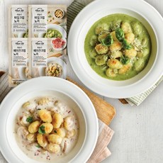 애슐리 크림 뇨끼 베이컨 크림 2팩 + 바질크림 2팩 홈파티 밀키트, 베이컨 크림 4팩