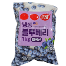 식자재왕 냉동 블루베리 미국산, 1개, 1kg
