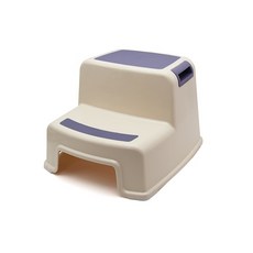 이중 두께 미끄럼 방지 플라스틱 발판 세면대용 높이 조절 사다리 의자, 33*36*25cm, 미지