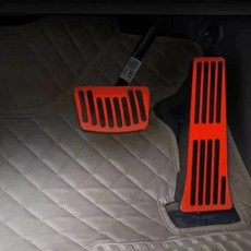 스포티지 가속 페달 브레이크 발받침 미끄럼 방지 커버 부품, 2. Red 2pcs, 기본