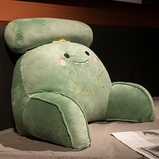 벽 소파 등받이 쿠션 대형 코끼리 (70x50x25cm), 26 그린 공룡 크리스털 숏폼