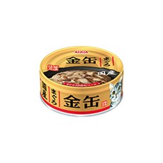 AIXIA 愛喜雅 金罐 經典系列 貓罐頭 副食罐 50G, 1個, GN-1金缶1號-鮪魚