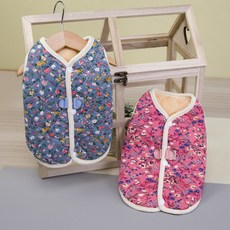 휴니본 겨울용 애견 쪼끼, 1개, 핑크