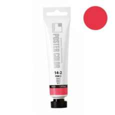 아크릴 신한 전문가용 포스터칼라 튜브형 포피레드 (3개입) 40ml No.7 79000EA 1EA, 갑 3개입
