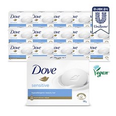 도브 비누 대용량 센서티브바 135g 16개, 16개입
