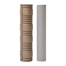 몬틀랜드 2in 1 폼롤러 더블롤러 소프트 하드폼롤러 60cm, 1개, 02.웜브라운