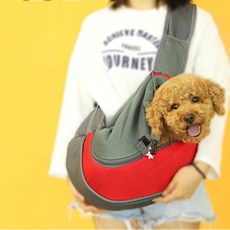강아지 포대기 산책가방 mam+467xQ, 빨강_대형