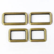 5/10Pcs 배낭 스트랩 슬라이더 조절기 버클 가죽 공예 만들기 용품에 대 한 12 50mm 금속 스퀘어 링, 06 16mm 10Pcs, 02 F1 4 Brass