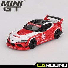 미니지티(1103) 1:64 LB-WORKS 토요타 GR 수프라 레드/화이트