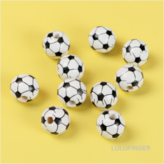 [룰루핑거] 우드비즈 축구공 1.6cm (10개입), 없음