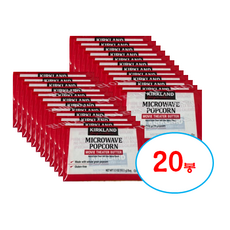 KF94마스크 증정] 커클랜드 전자렌지 팝콘 옵션선택 - 1박스 (44개) / 개별포장 10봉 / 개별포장 20봉, 93.5g