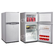 카라반 냉장고 직류 12V 24V DC 캠핑카 자동차 차량용 냉장고, J.109L 이중도어 실버그레이, 109L