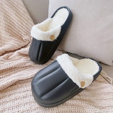 로안폴린 EVA 쿠션 털 실내화 실내 슬리퍼 층간소음 거실화