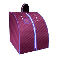 可折疊汗蒸箱，遠程遙控，多種顏色可選, 紫色, 2L9檔智能薰蒸儀