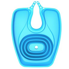 픽노바 머리감겨주는기계 미용실 기계 헤드 머신, 블루 접이식, 1개, 1g