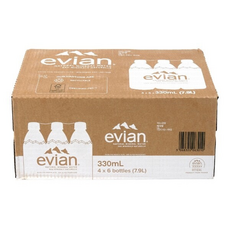 에비앙 천연광천수, 1개, 330ml