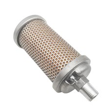 M02 Air Compressor Muffler Fit for Dryer Compressed Equipment and Systems Silencer Single-Chamber