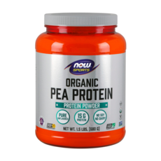 NOW Foods 罐裝豌豆蛋白粉 原味, 680g, 1罐