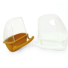 더라움몰 앵무새 먹이통 조류용품, 옐로우