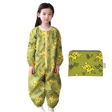 베베슈에뜨 올인원 전신미술가운 호랑이 + 파우치