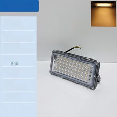 UV램프 경화기 건조기 장비 페인트 공방용 램프 LED, 50W 웜 유선 10cm전원코드포함, 기본 색상