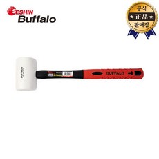 고무망치 TPR자루 SB FRH45W FRH50W FRH55W FRH60W 화이버 백색 세신버팔로, SB-FRH60W, 1개