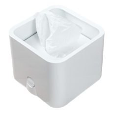 화이트 자동 높낮이 냅킨케이스 국내제조, 1개, 1개, 흰색