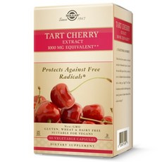 SOLGAR 酸櫻桃萃取素食膠囊 1000mg, 90顆, 1罐