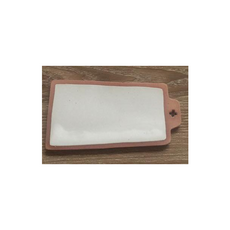 YU＊ZU＊KI kakera 桌面收納好幫手 簡約風格設計, 2 十字長平盤 白, 1個