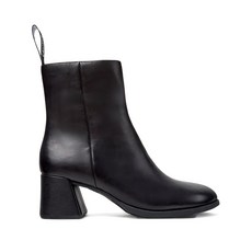 캠퍼 코라 레더 블록 힐 앵클 부츠 65mm