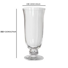 高透高腳玻璃花瓶 水培擺件