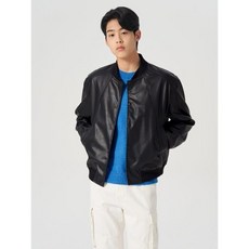 에잇세컨즈 8SNDS 페이크 레더 바서티 점퍼 블랙 42423ZEY15 42423ZEY15 422279