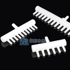 AC草影 打氣幫浦專用分氣孔 一對六 分氣接頭 打氣機分接 打氣馬達分裝, 1個