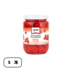 화풍 마라시노 레드체리(꼭지없음) 375g 체리, 5개