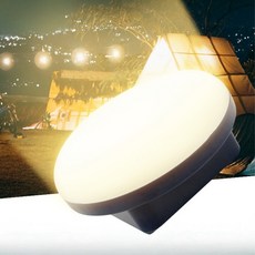 Delightzone 캠핑 랜턴 걸이형 충전식 LED 조명 자석 부착 가능 작업등 무선 충전, 전구색 S, 1개