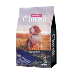 O'loveit 歐力 凍乾腸胃健康配方，添加益生菌，呵護腸胃敏感犬，維持消化機能, 2kg, 1個, 雞