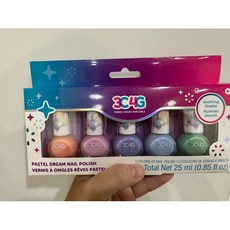 Make It Real 美麗夢工坊 甜蜜馬卡龍五入指彩 兒童指甲油 台灣正版 生日禮物 聖誕禮物, 1個