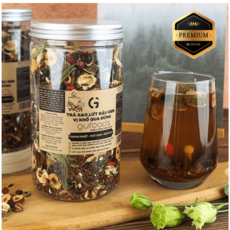 호호생활차 여주 맛 검은콩현미 허브차(올인원차) by GUfoods_건강차 약차 독특한 맛 효과적인 열정화 간냉식 수면개선, 1개, 200g, 1개입