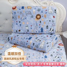 冬季加絨加厚牛奶絨枕頭套 兒童款 高端記憶枕芯套 60X40 50X30