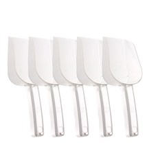 플라스틱 얼음스쿱 5개입 세트 카페 업소용 아이스 얼음삽 생두 원두 스쿠프, 5개, 소 21cm