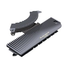 ElecGear PS5 프로 및 슬림 SSD 방열판 울트라 EL-P5SP 히트 파이프 + 알루미늄 쿨러 2개 + 내부 M.2 NVMe 4.0 Gen4 SSD용 히트 브릿지, ElecGear PS5 프로 및 슬림 SSD 방열판 울