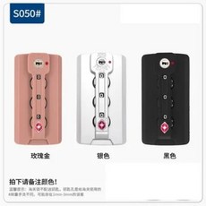 TSA 007 세관 잠금 장치 수하물 구획 코드 버클 트롤리 케이스 여행 교체 액세서리, S 050 pink