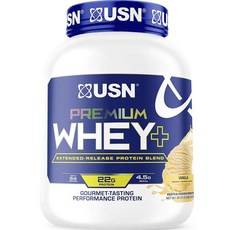 USN 優質乳清 + 香草味, 2267g, 1個