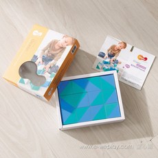 Weplay 藍色海洋積木-12塊，兒童益智玩具，安全無毒，激發創造力, 1個, 藍色