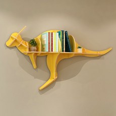 벽걸이 수납형 인테리어 디자인 그림책 전시 선반 공간분리 장식장 조립식, 1단, B_핑크 소형