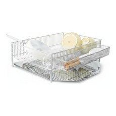 가쯔 스마트 물빠짐 올스텐 식기건조대, 1단, 1개