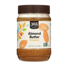 365 홀푸드마켓 무가당 크리미 아몬드 버터 454g, 1개